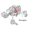 Alfa Romeo  Auxiliary tensioner/idler. Part Number 55190053